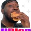 Jidion eat burger Shower curtain Official Haikyuu Merch