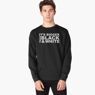 It_s Bigger Than Black _ White JiDion Sweatshirt Official Haikyuu Merch