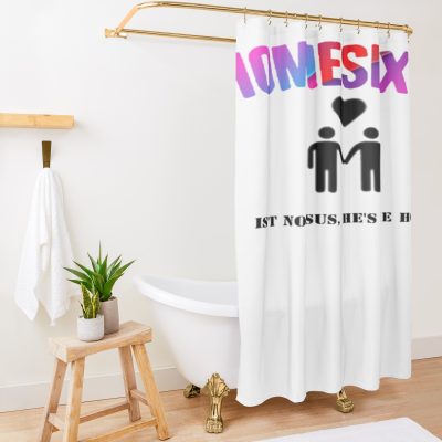 homiesexual Shower curtain Official Haikyuu Merch